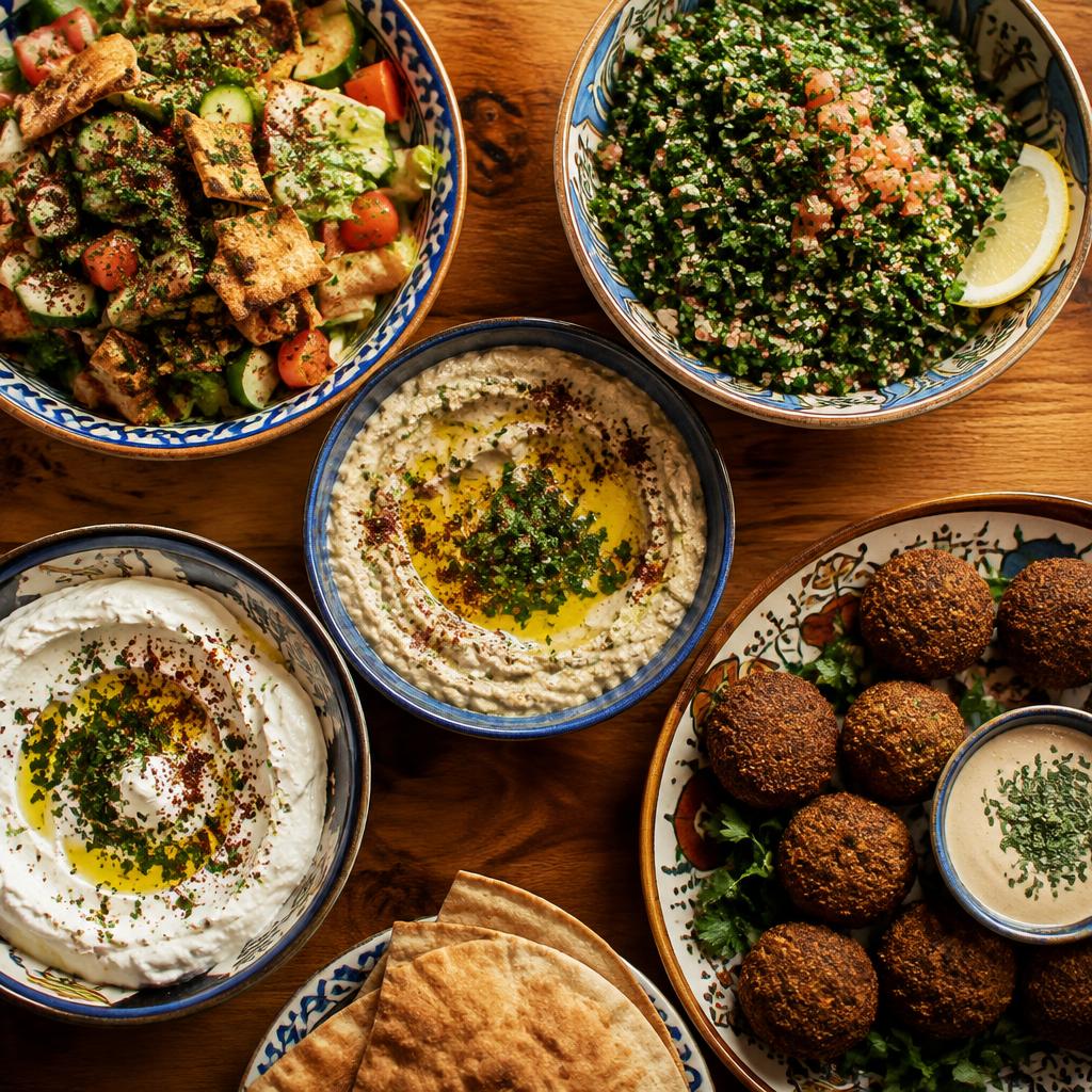 Syriske salater og mezze